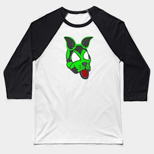 Neon Green Human Pup! Baseball T-Shirt